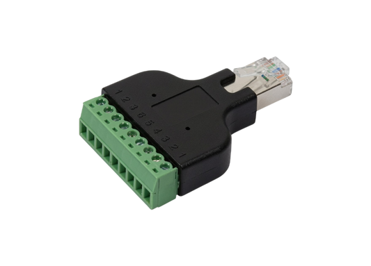 Adattatore Toshiba rj45 per morsettiera 8 poli - INVERTER - Lordnes Automazione Industriale