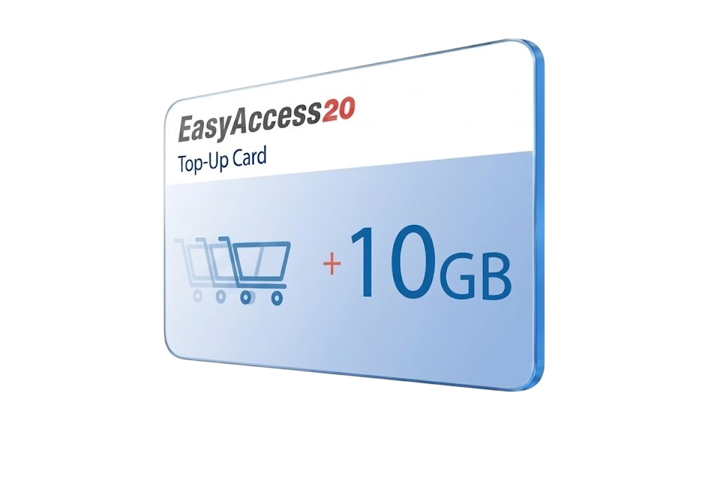 EasyAccess 2.0 Top Up Card 10GB (estensione dominio) - ACCESSORI - Lordnes Automazione Industriale